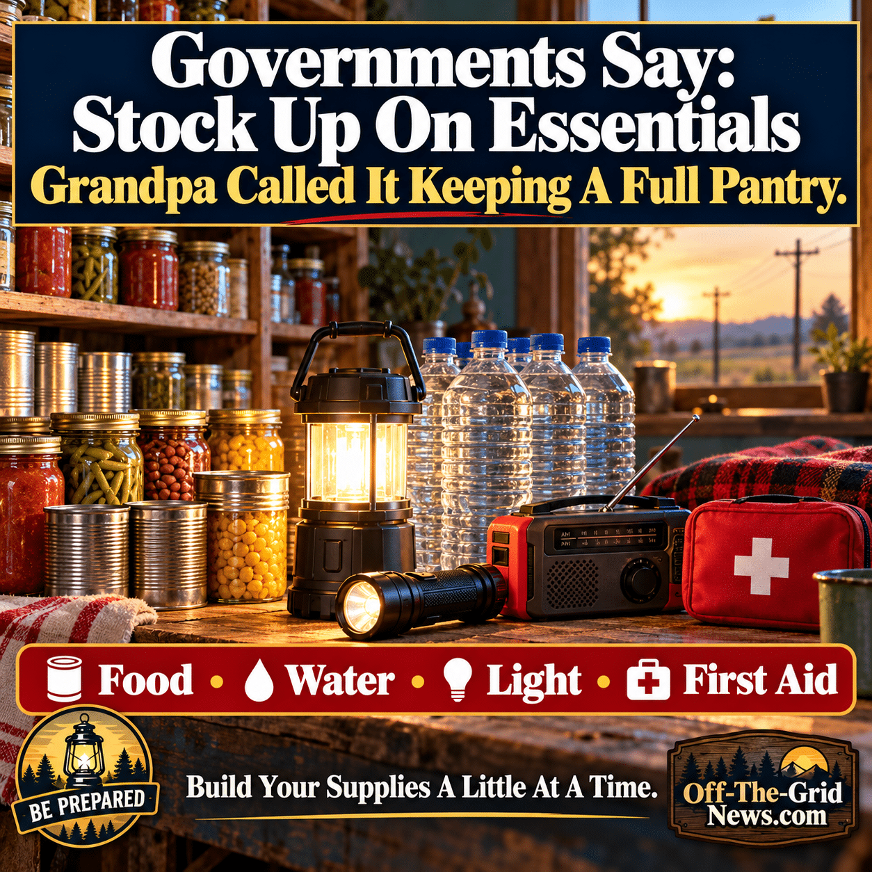 Grandpa’s Full Pantry Essentials
